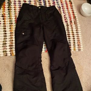 Black snow pants